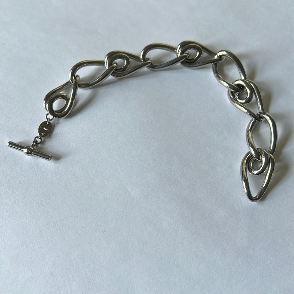 Fossil Steel Chunky Bracelet - Excellent Condition
